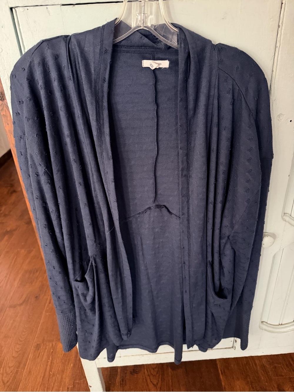 Maurices Dark Navy Open-Front Cardigan